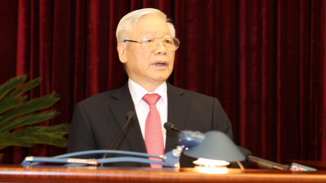 Tổng Bí thư, Chủ tịch Nước Nguyễn Phú Trọng phát biểu khai mạc