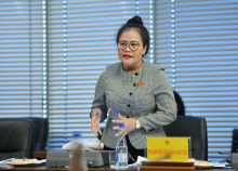 Đại biểu Quốc hội Nguyễn Thị Sửu - Phó Trưởng đoàn chuyên trách Đoàn Đại biểu Quốc hội tỉnh Thừa Thiên Huế