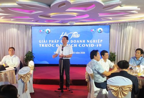 Phó Chủ tịch UBND tỉnh Phan Thiên Định phát biểu tại Hội thảo 